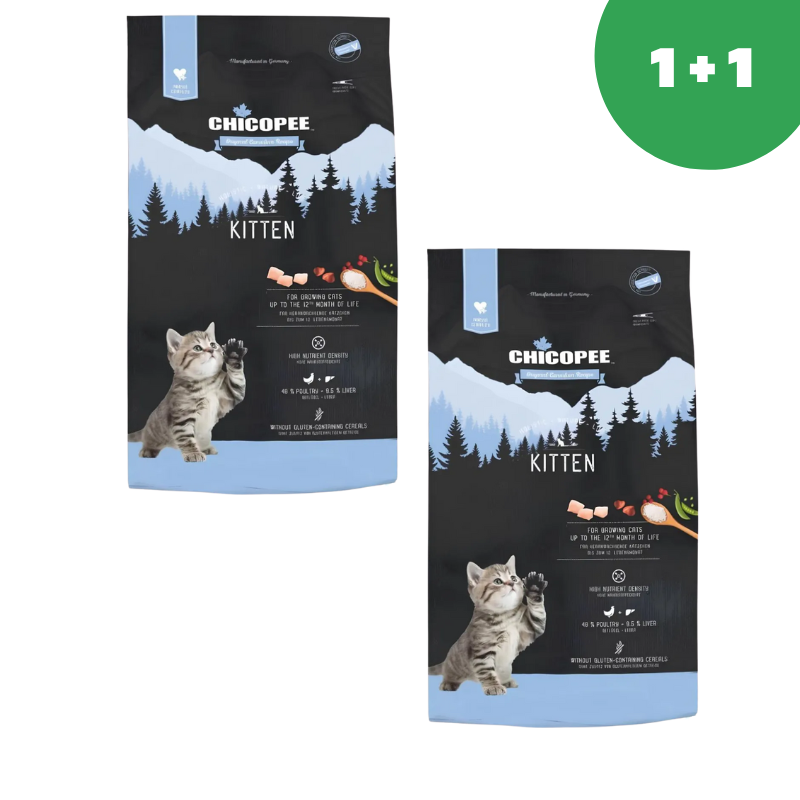 Chicopee HNL Kitten (Чикопи Киттен) Корм для котят 0.4кг+0.4кг