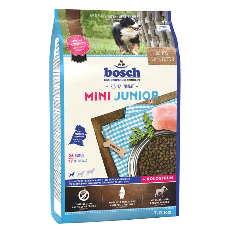 Bosch Mini Junior для щенков мелких пород до года