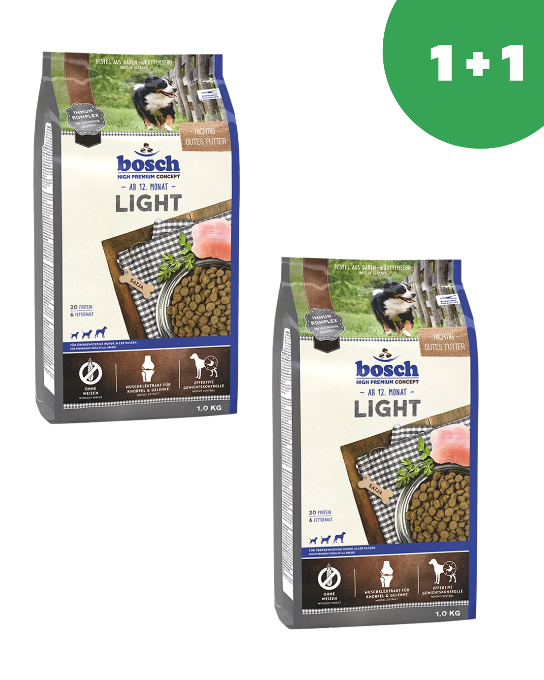 Bosch Light с пониженным содержанием жира 1кг + 1кг