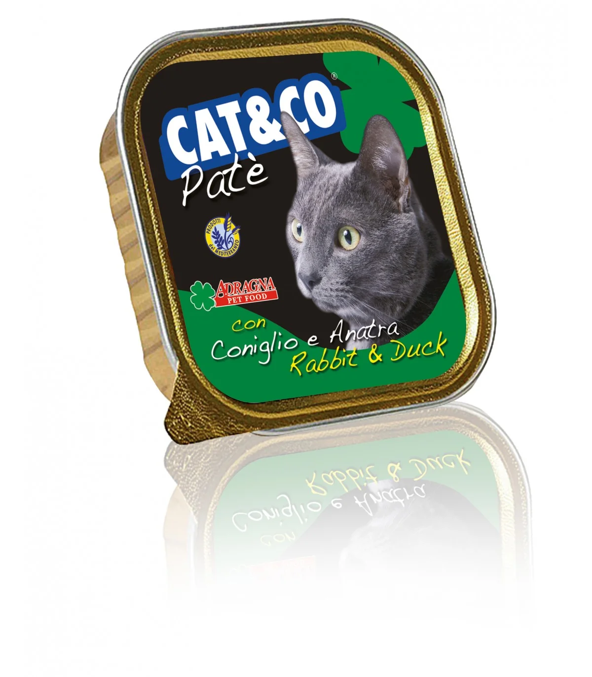 Adragna Cat&Co для котов паштет из кролика и утки