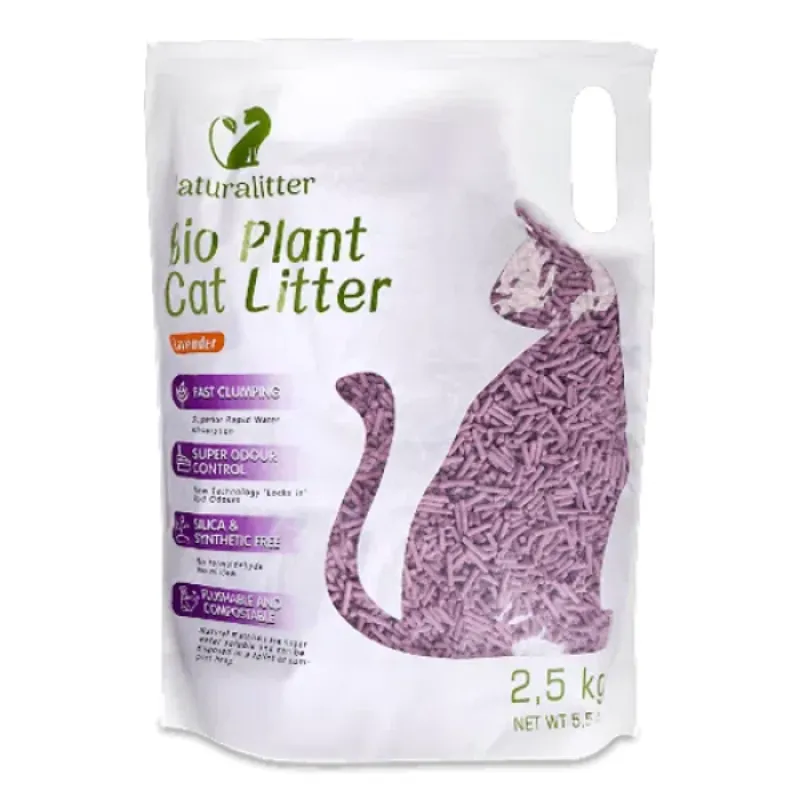Naturalitter Bio Plant Cat Litter Лаванда