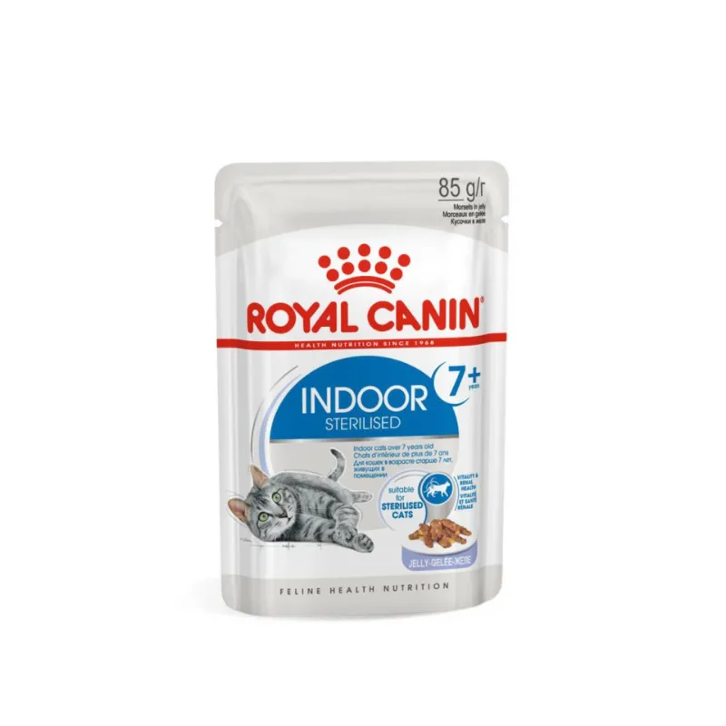 Royal Canin INDOOR STERILISED 7+ кусочки в желе