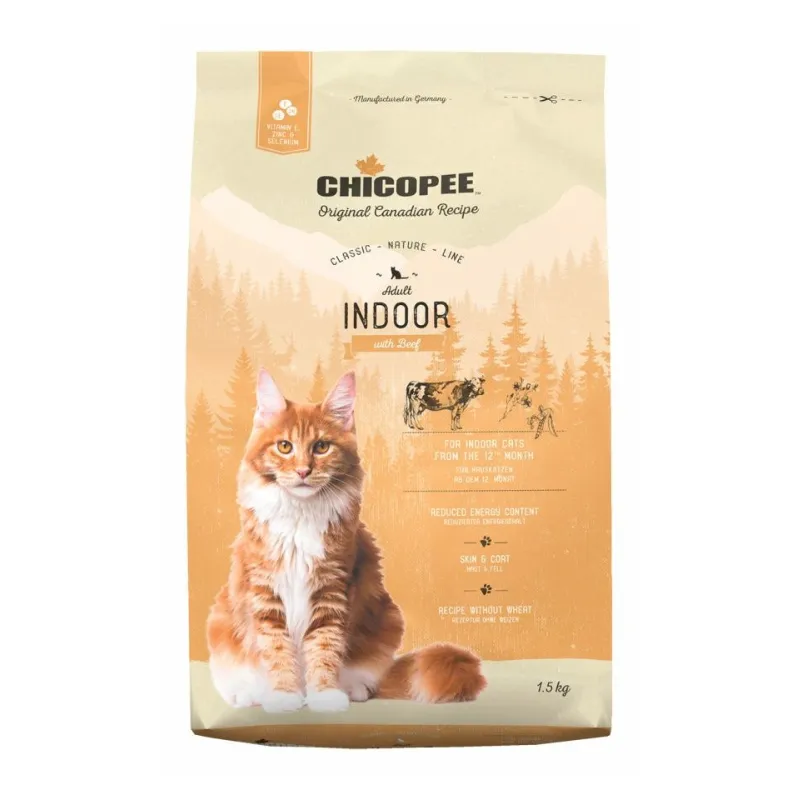 Chicopee CNL Indoor (Чикопи Индор с говядиной) Корм для домашних котов