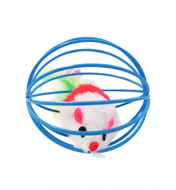 Игрушка для кошек "Мышка в шарике"