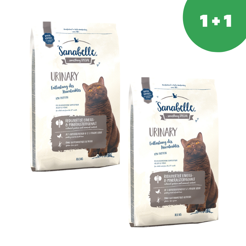 Sanabelle Urinary (Санабелль Уринари) - корм для кошек с чувствительной мочеполовой системой 10кг+10кг