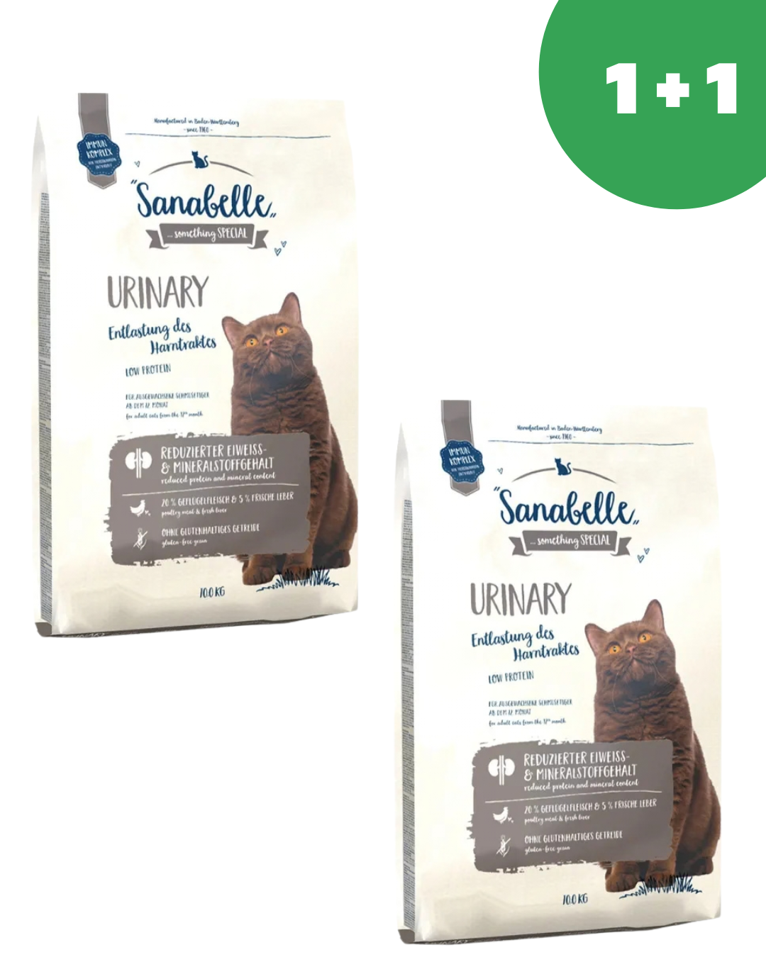 Sanabelle Urinary (Санабелль Уринари) - корм для кошек от года с чувствительной половой системой 10кг+10кг