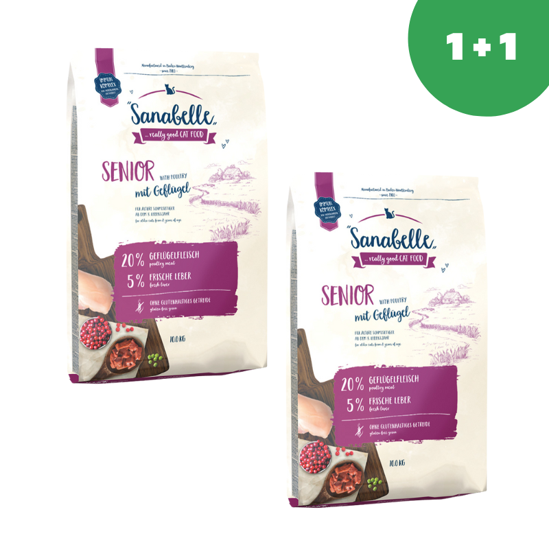 Sanabelle Senior (Санабелль Сеньор) - корм для кошек пожилых 10кг+10кг