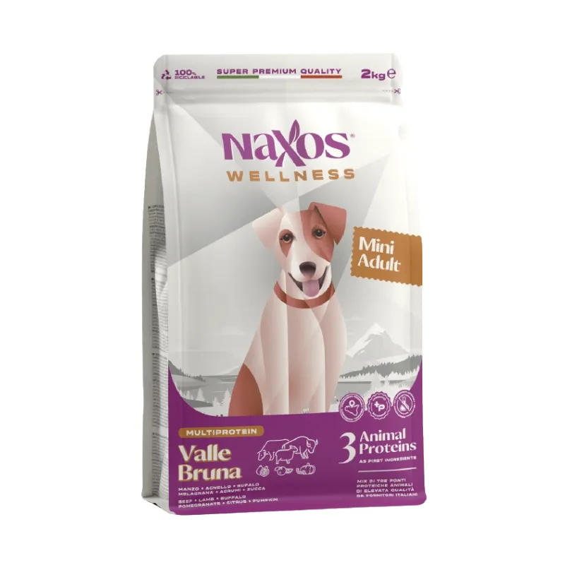 NAXOS Wellness Мини Эдалт Говядина, Буйвол, Ягненок