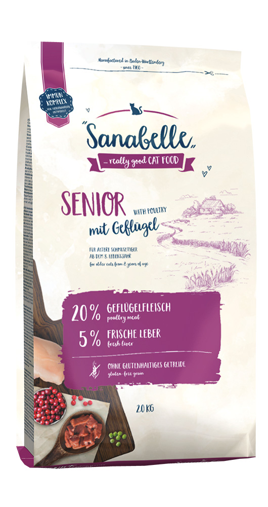 Sanabelle Senior (Санабелль Сеньор) - корм для пожилых кошек