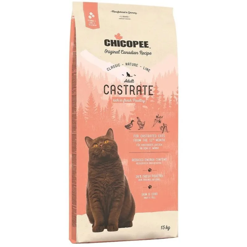 Chicopee CNL Castrate (Чикопи Кастрат с птицей) Корм для стерилизованных котов