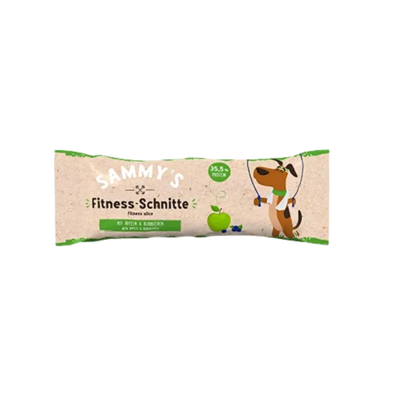 Sammy's fitness slice (с яблоком и черникой)