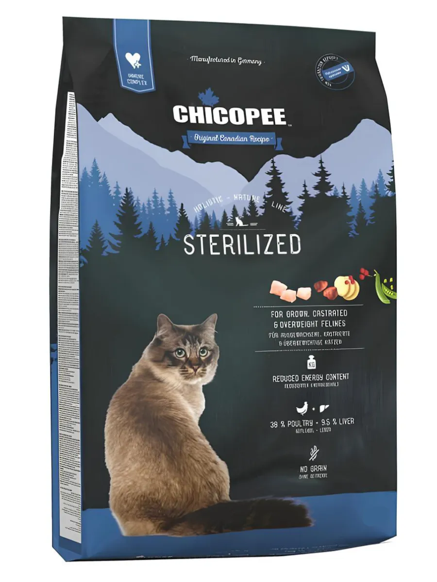 Chicopee HNL Sterilized (Чикопи Стерилайз) Корм для стерилизованных котов