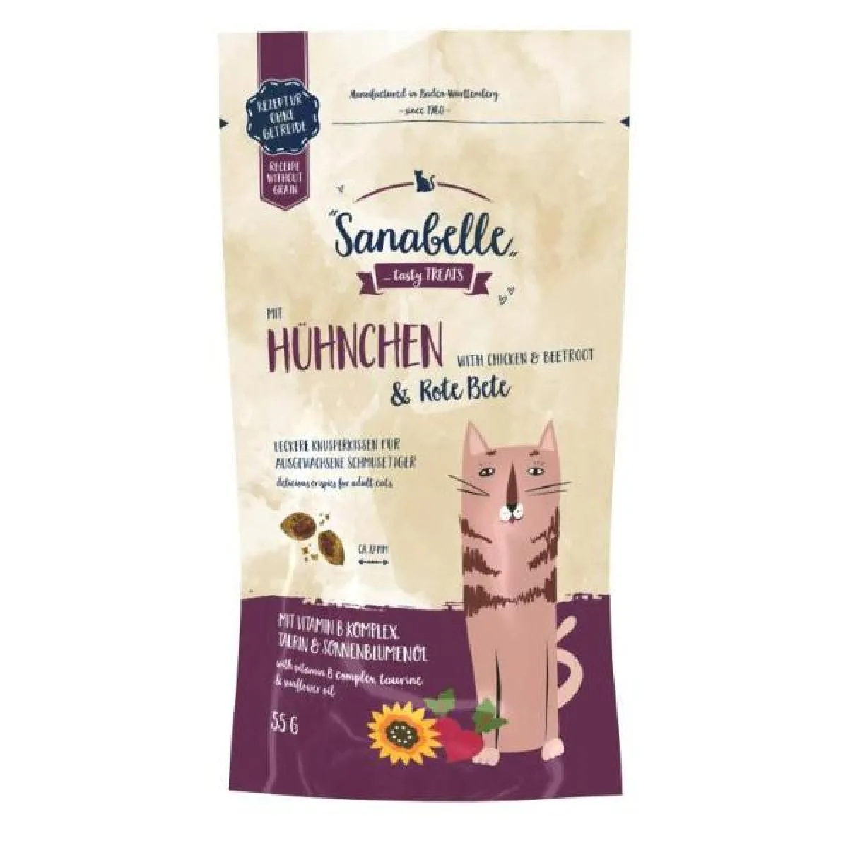 Sanabelle хрустящие подушечки с Курицей и Свеклой