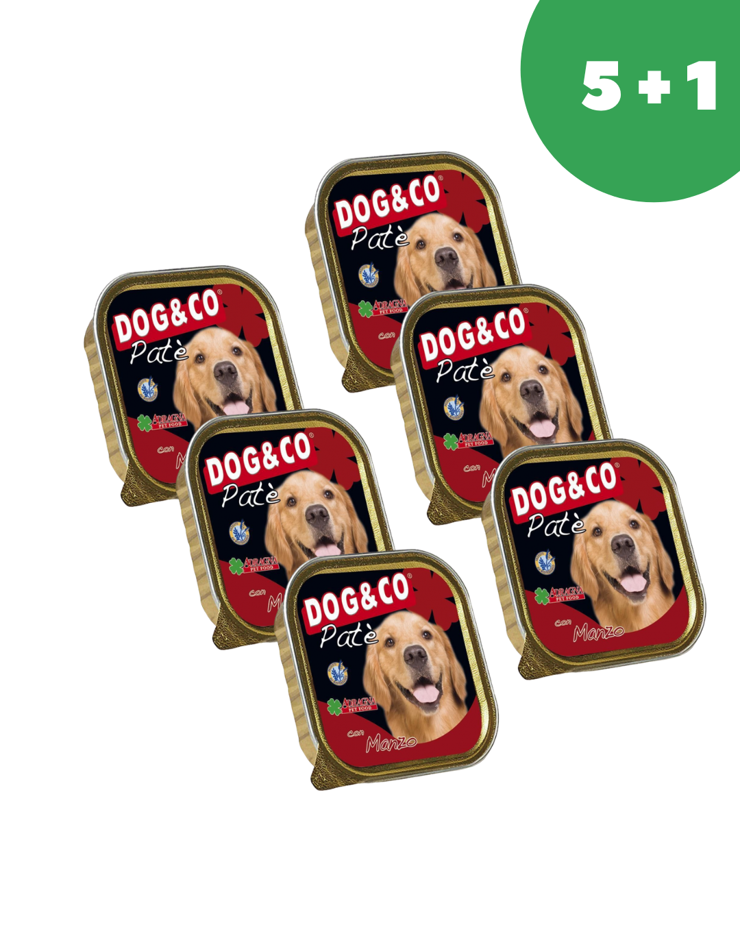 Адрагна Dog&Co паштет из говядины, 300 гр* 6шт