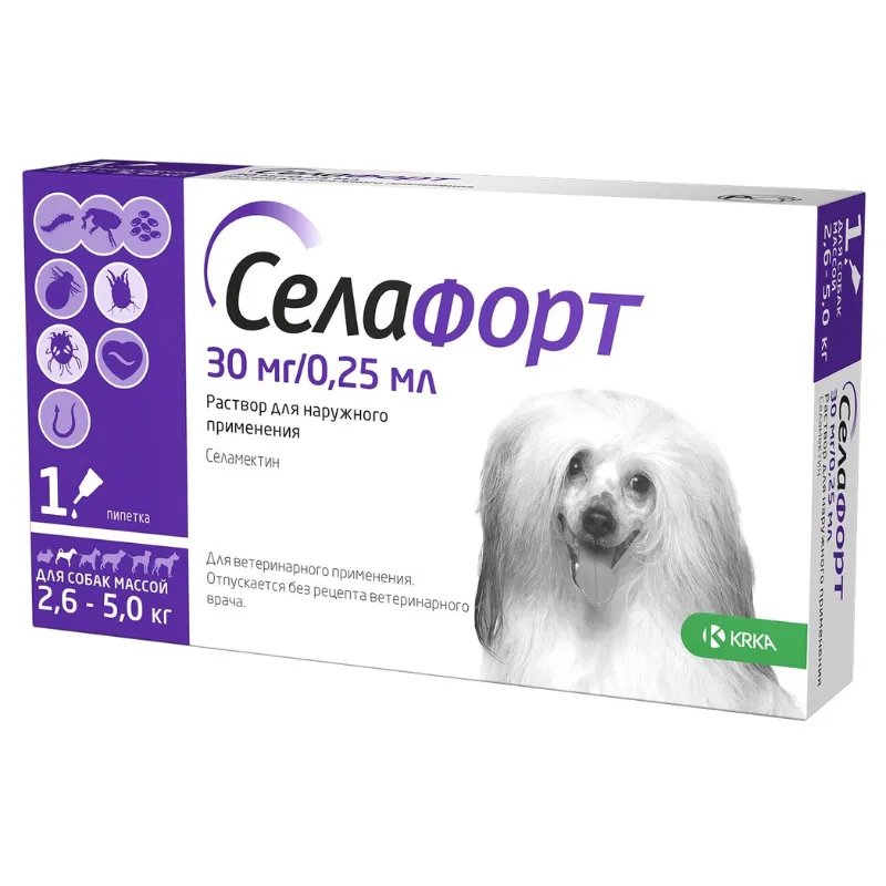 Селафорт 12% для собак 2,6-5 кг