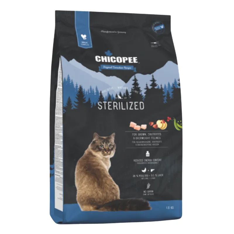 Chicopee HNL Sterilized (Чикопи Стерилайз) Корм для стерилизованных котов