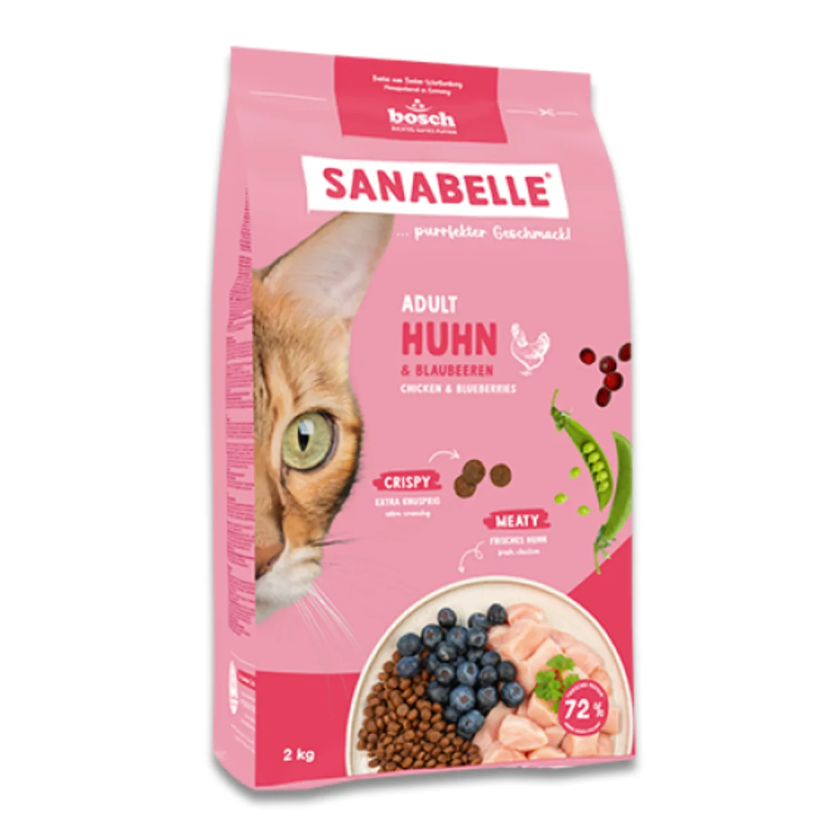Sanabelle Adult with poultry (Санабелль Эдалт с курицей) - корм для кошек 2кг УЦЕНКА