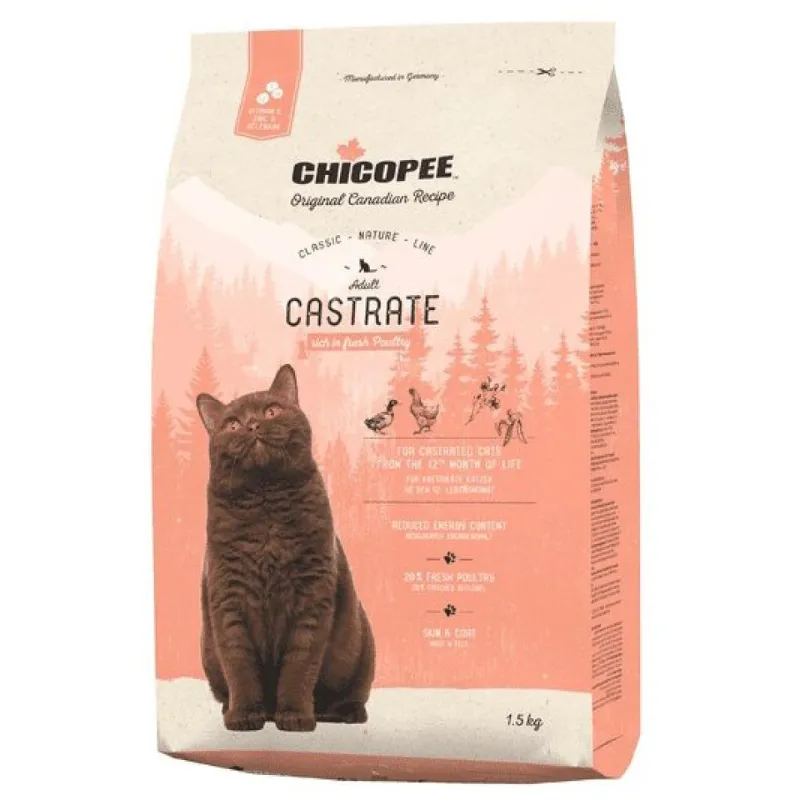 Chicopee CNL Castrate (Чикопи Кастрат с птицей) Корм для стерилизованных котов