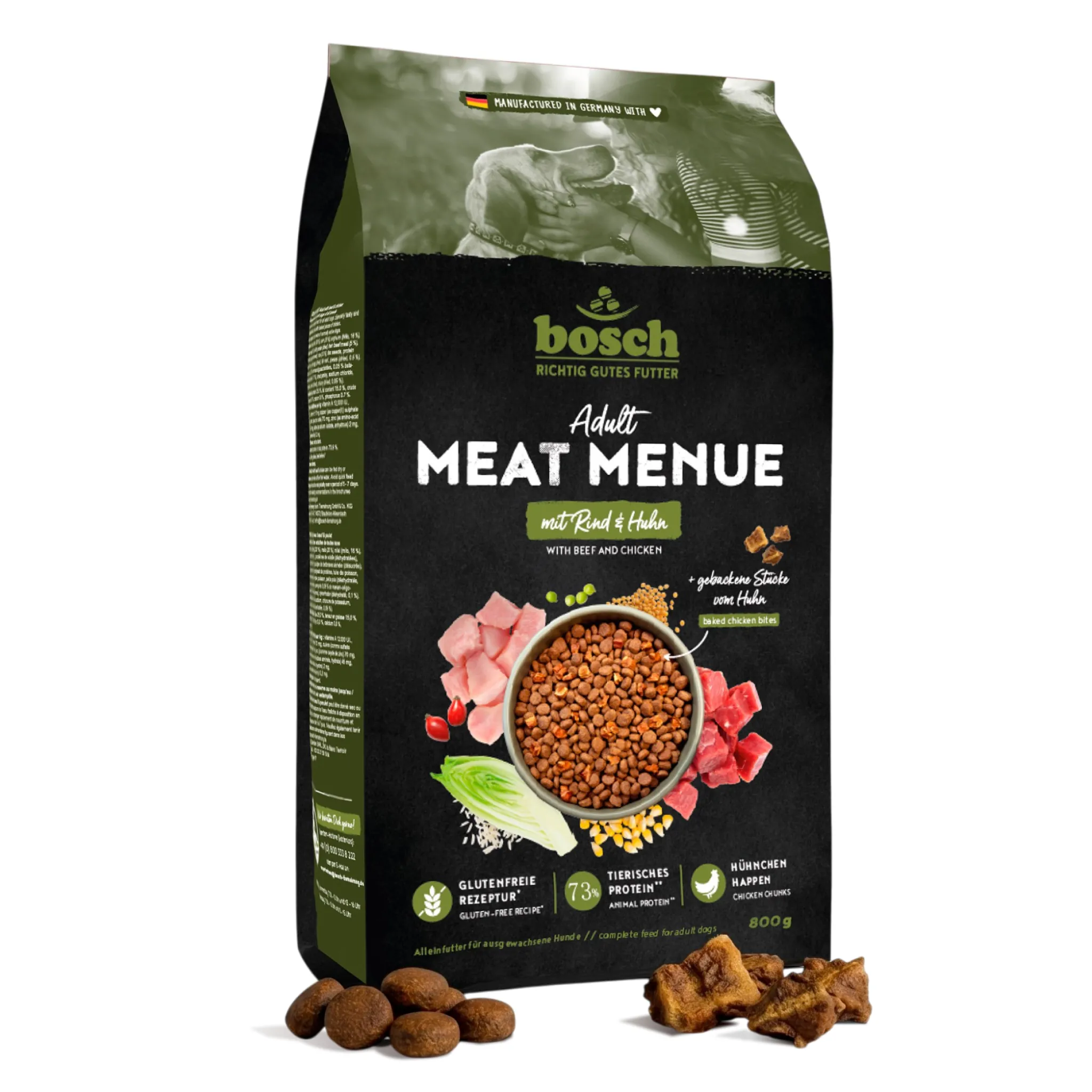 Bosch MEAT MENUE Adult с говядиной и курицей (0,8 кг)