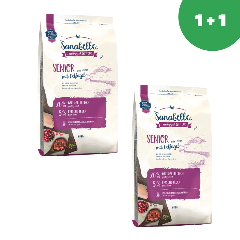 Sanabelle Senior (Санабелль Сеньор) - корм для пожилых кошек 2кг*2шт