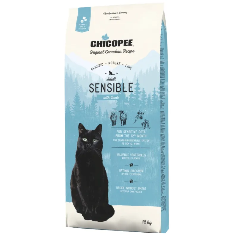 Chicopee CNL Sensible (Чикопи Сенсебл с ягненком) Гипоаллергенный корм для котов