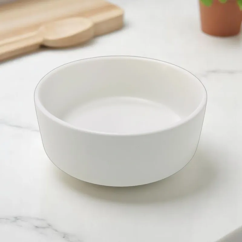 Миска керамическая БЕЛАЯ(0.3л)