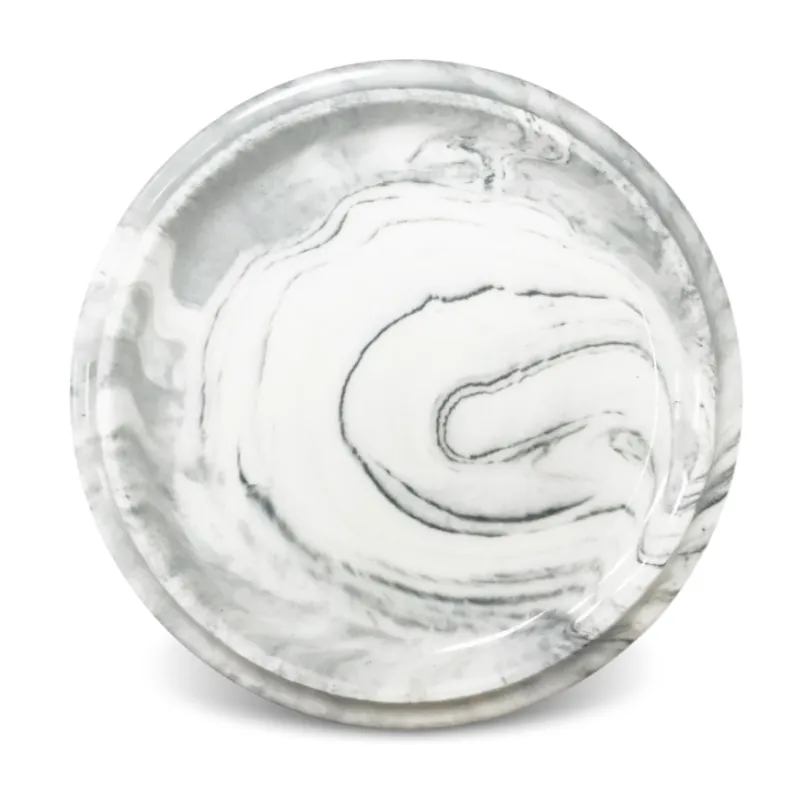 Миска керамическая БЕЛЫЙ МРАМОР/ЗОЛОТО (0.3л)