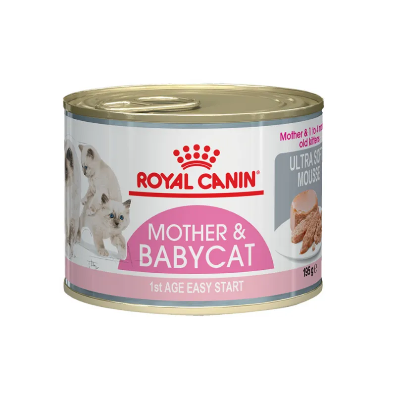 Royal Canin Mother & Babycat (мусс) для беременных и кормящих кошек и котят (от 1 до 4 мес.)