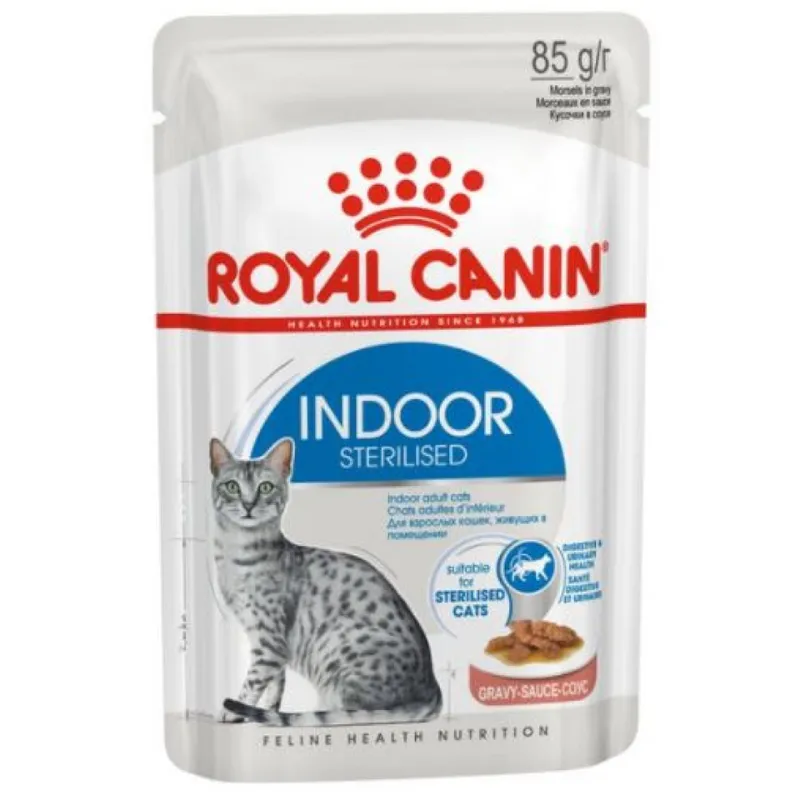 Royal Canin Indoor Sterilised кусочки в соусе