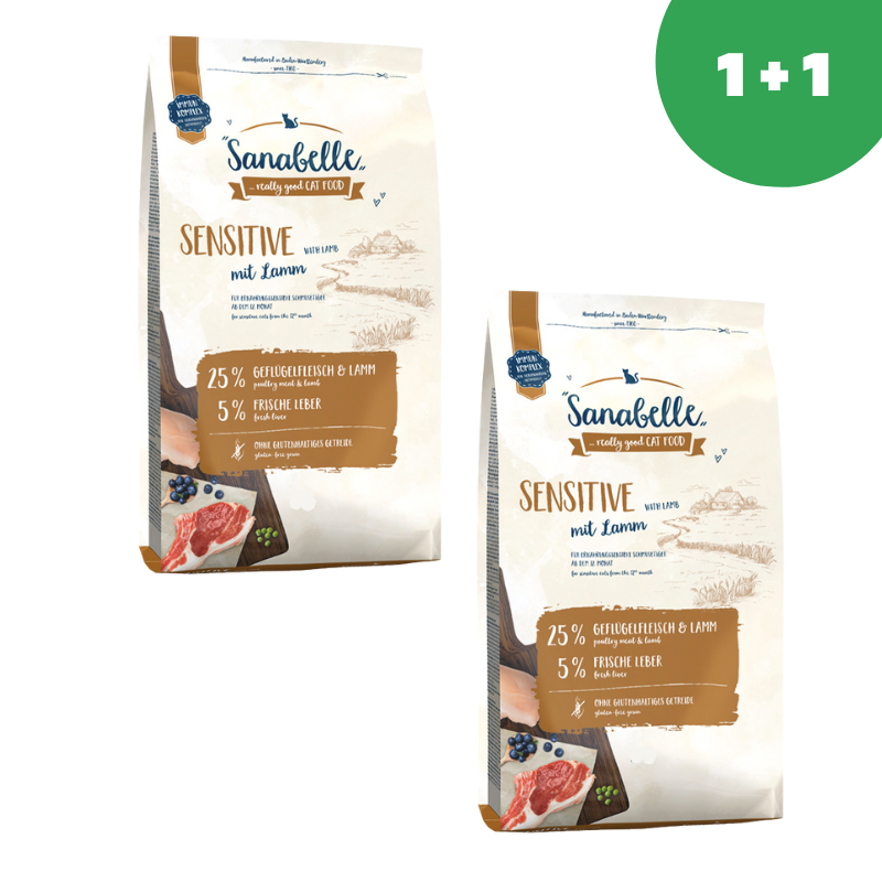 Sanabelle Sensitive (Санабелль Сенсетив с ягненком), 0.4кг*2шт