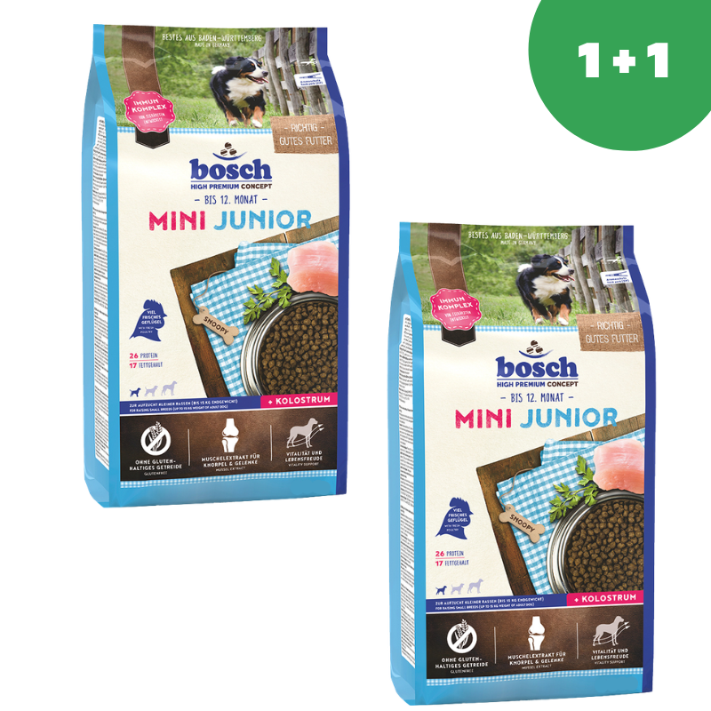 Bosch Mini Junior для щенков мелких пород до года 3кг*2шт