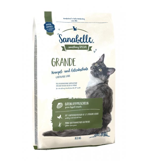 Sanabelle Grande (Санабелль Гранде) - корм с большой гранулой для кошек крупных пород 10кг УЦЕНКА