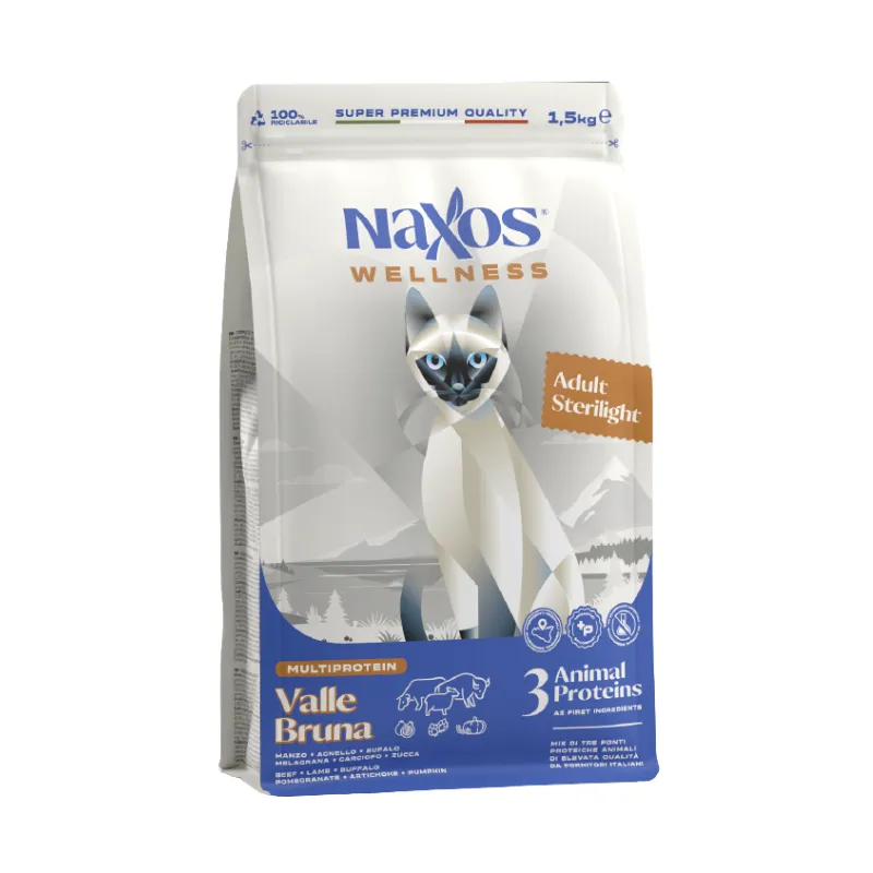NAXOS Wellness Эдалт Стерилайт Говядина, Ягненок Буйвол