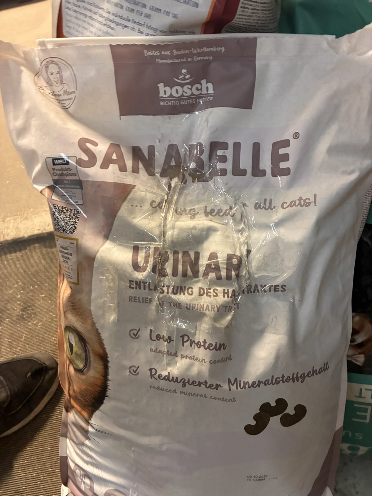 БРАК! Sanabelle Urinary (Санабелль Уринари) 8кг, БРАК!