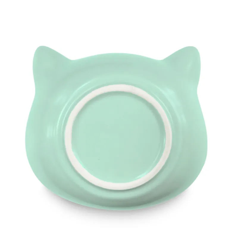 Миска керамическая для домашних животных в виде мордочки , глубокая (300 мл)