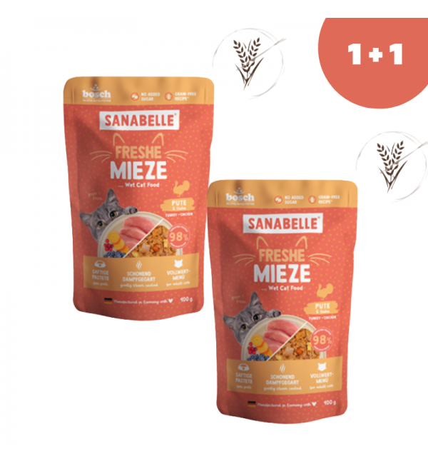 Санабелль Фреш Митце Индейка с Курицей 100гр*2шт