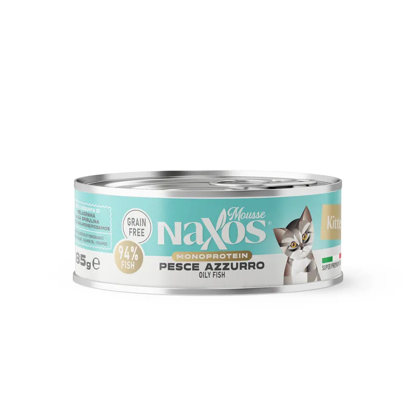 Naxos Монопротеин Киттен мусс из Макрели